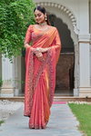 Siya 007 Pure Fendy Silk With Heavy Diamond Work Saree Suppliers In India